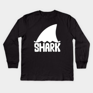 Slogan: Shark Edition Edit Kids Long Sleeve T-Shirt